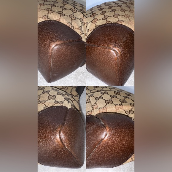 Gucci Vintage Monogram Flat Messenger Bag, Unisex. - Picture 6 of 15